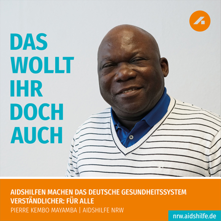 Pierre Mayamba, Vorstand Aidshilfe NRW